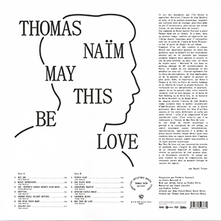Thomas Naim LP May This Be Love back